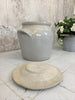 Large Grey French Confit Pot with Lid