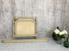 Rustic Louis XVI Shabby Chic White Chippy Paint Bed Frame