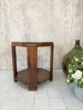Hexagonal Art Deco Style Gueridon Side Table