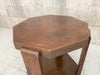 Hexagonal Art Deco Style Gueridon Side Table