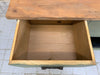 198cm Green Rustic Sideboard Open Shelves and Drawers