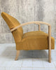 Pair of Wooden Framed Mid Century Lounge Armchairs to reupholster