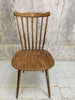 Set of 5 Wooden 1950's Menuet Baumann Bistro Dining Chairs