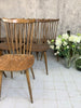 Set of 5 Wooden 1950's Menuet Baumann Bistro Dining Chairs