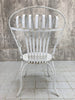 Set of 5 19th Century French White Metal Garden Chairs