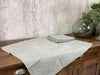 Set of 8 French Monogrammed 'RC' or 'RG' Sage Green Vintage Serviettes Napkins