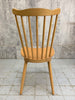 Set of 6 Wooden Menuet Baumann Bistro Dining Chairs