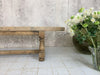 243.5cm Solid Oak Wooden Bench