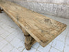 243.5cm Solid Oak Wooden Bench