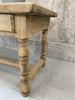 150cm French Stripped Oak Dining Table Console Table Desk