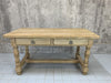 150cm French Stripped Oak Dining Table Console Table Desk
