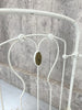 White Metal French Wrought Iron Day Bed