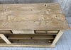 230cm Shop Counter Sideboard Open Shelves Kitchen Island with Drawers
