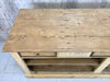230cm Shop Counter Sideboard Open Shelves Kitchen Island with Drawers