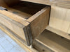 230cm Shop Counter Sideboard Open Shelves Kitchen Island with Drawers