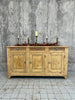 1920's 3 Door 3 Drawers Grocery Counter Sideboard Cupboard