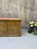 264.5cm Shop Counter Sideboard Open Shelves Kitchen Island with Drawers