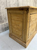 264.5cm Shop Counter Sideboard Open Shelves Kitchen Island with Drawers