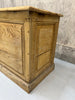 264.5cm Shop Counter Sideboard Open Shelves Kitchen Island with Drawers