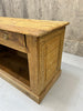 264.5cm Shop Counter Sideboard Open Shelves Kitchen Island with Drawers