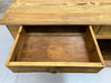 264.5cm Shop Counter Sideboard Open Shelves Kitchen Island with Drawers