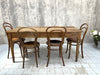 159cm Walnut Wood Bistro Table