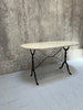 120.5cm Oval Marble Kitchen Bistro Table