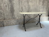 120.5cm Oval Marble Kitchen Bistro Table
