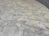 120.5cm Oval Marble Kitchen Bistro Table