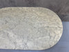 120.5cm Oval Marble Kitchen Bistro Table