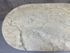 120.5cm Oval Marble Kitchen Bistro Table