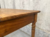159cm Walnut Wood Bistro Table