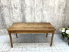 159cm Walnut Wood Bistro Table