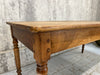 159cm Walnut Wood Bistro Table