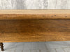 159cm Walnut Wood Bistro Table