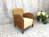 Autumnal Coloured Art Deco Armchair Lounge Chair to reupholster