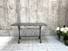 Traditional French Black Marble and Cast Iron Bistro Table