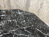 Mid Century Italian Hexagonal Black Marble Central or Dining Table