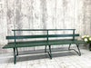 240cm Dark Green Double Sided Garden Bench