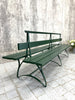 240cm Dark Green Double Sided Garden Bench