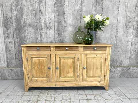 1920's 3 Door 3 Drawers Grocery Counter Sideboard Cupboard