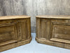 Matching Pair Vintage Shop Counter Sideboard Open Shelves