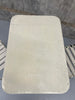Folding White Garden Table and Two Bistro Chairs