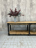 280.5cm Black Rustic Drapers Table / Kitchen Island / Sideboard