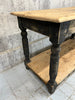 280.5cm Black Rustic Drapers Table / Kitchen Island / Sideboard