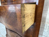 Narrow French Serpentine Veneer Chest of Drawers