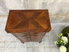 Narrow French Serpentine Veneer Chest of Drawers