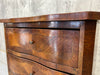 Narrow French Serpentine Veneer Chest of Drawers