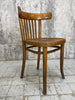 Set of 4 Thonet Saddle Back Bistro Chairs