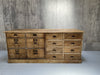 Rustic Haberdashery Shop Counter / Chest of Drawers / Kitchen Island